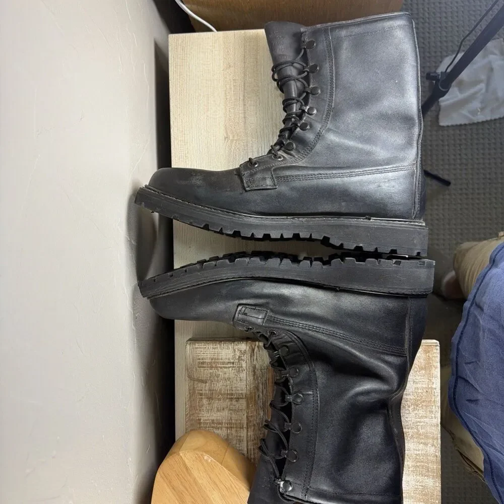 BATES 11460 Men’s Size 10.5 Wide Leather Gore-Tex Military Combat Boots